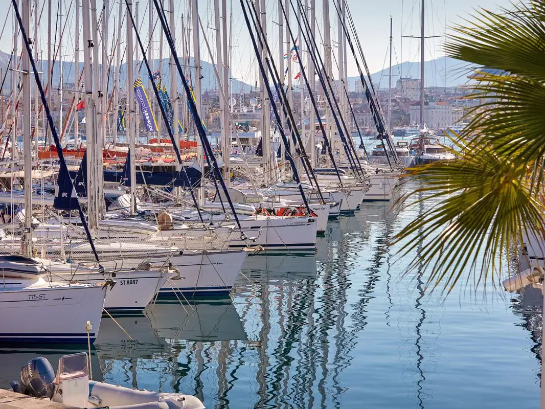 Boats in the ACI Marina, Split