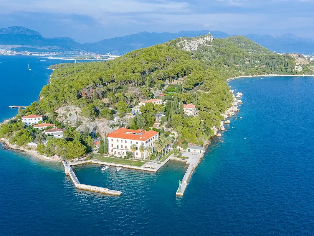 Marine Insitute in Split, Croatia, on the Marjan Hill